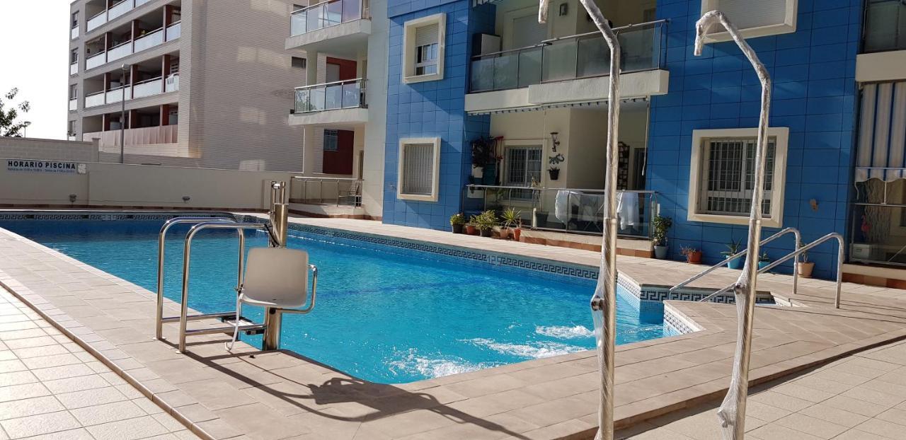 Apartment Black Level, 30M Playa, Pool, Wifi Almería Exterior foto